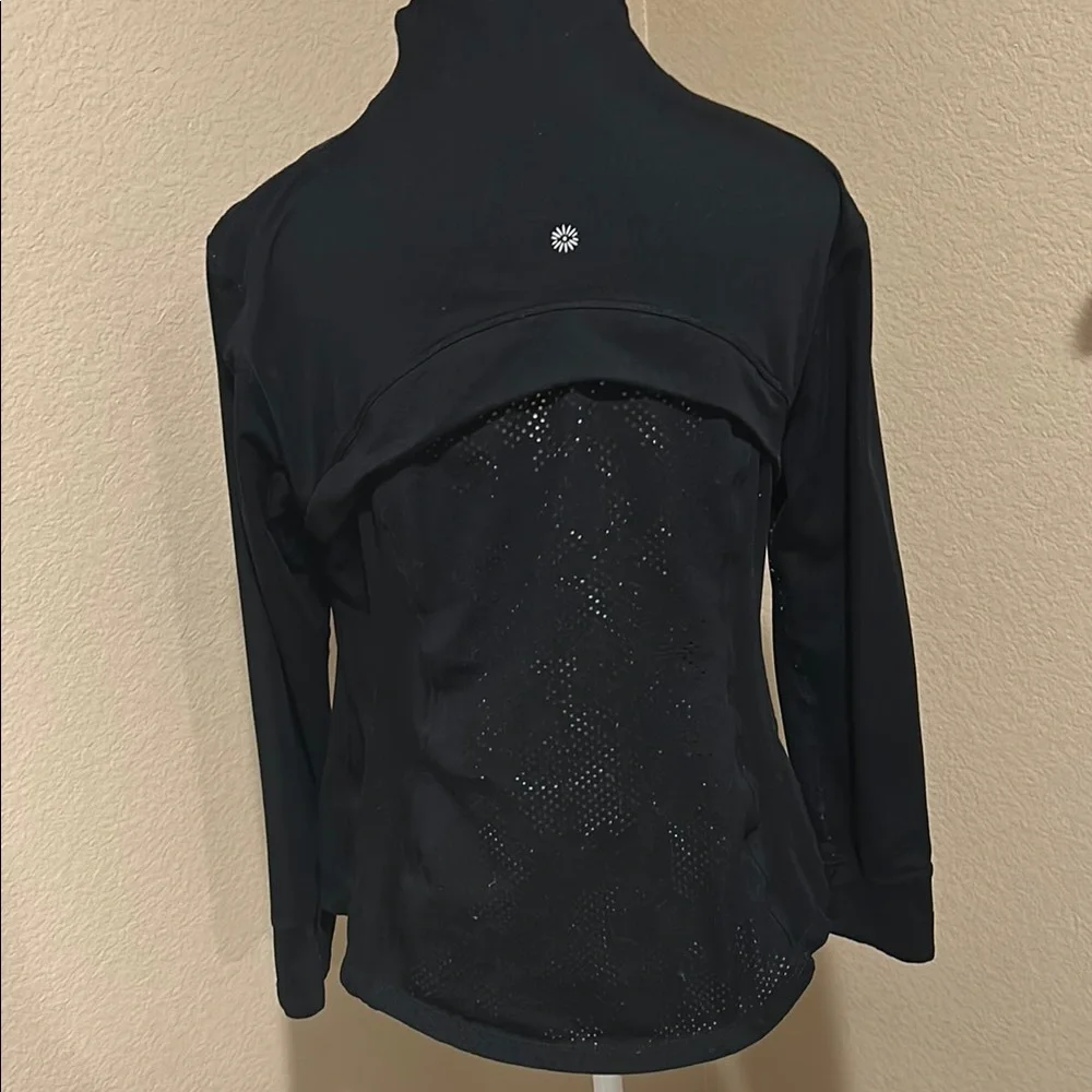 Tangerine Black Ski Jacket Sleek Tailored Design - Picture 7 of 9